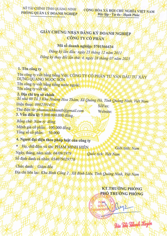 Giấy phép kinh doanh